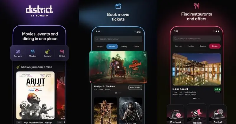 Zomato District App: Revolutionizing the "Going-Out" Experience, ZomatoDistrictApp Eventticketingapp Diningreservations MovieticketingappsIndia Districtapplaunch BookMyShowcompetitor
